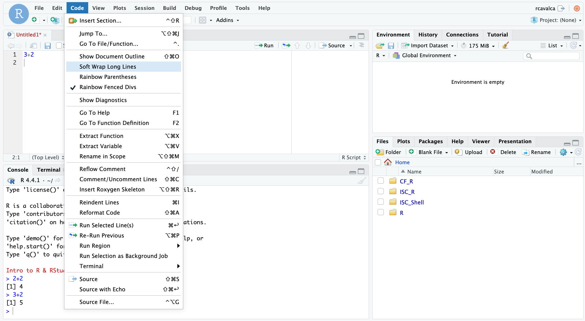 rstudio code execution